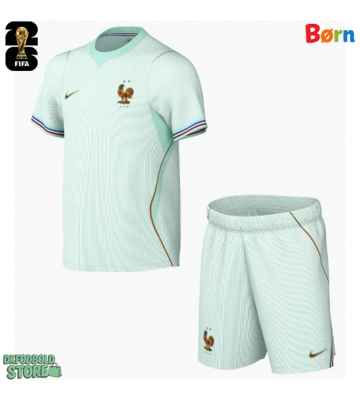 Frankrig Replika Babytøj Udebanesæt Børn VM 2026 Kortærmet (+ Korte bukser)